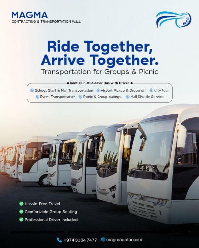 Bus & Vehicle Rental with Driver 