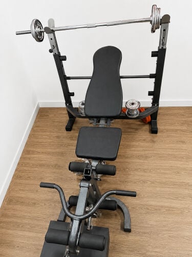 Weight Bench with Squat Rack
