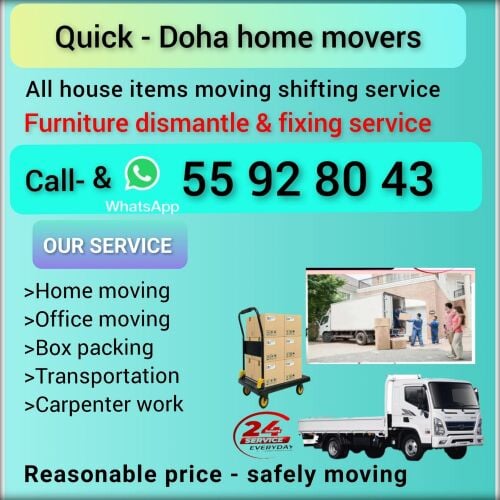 DOHA movers call 55928043