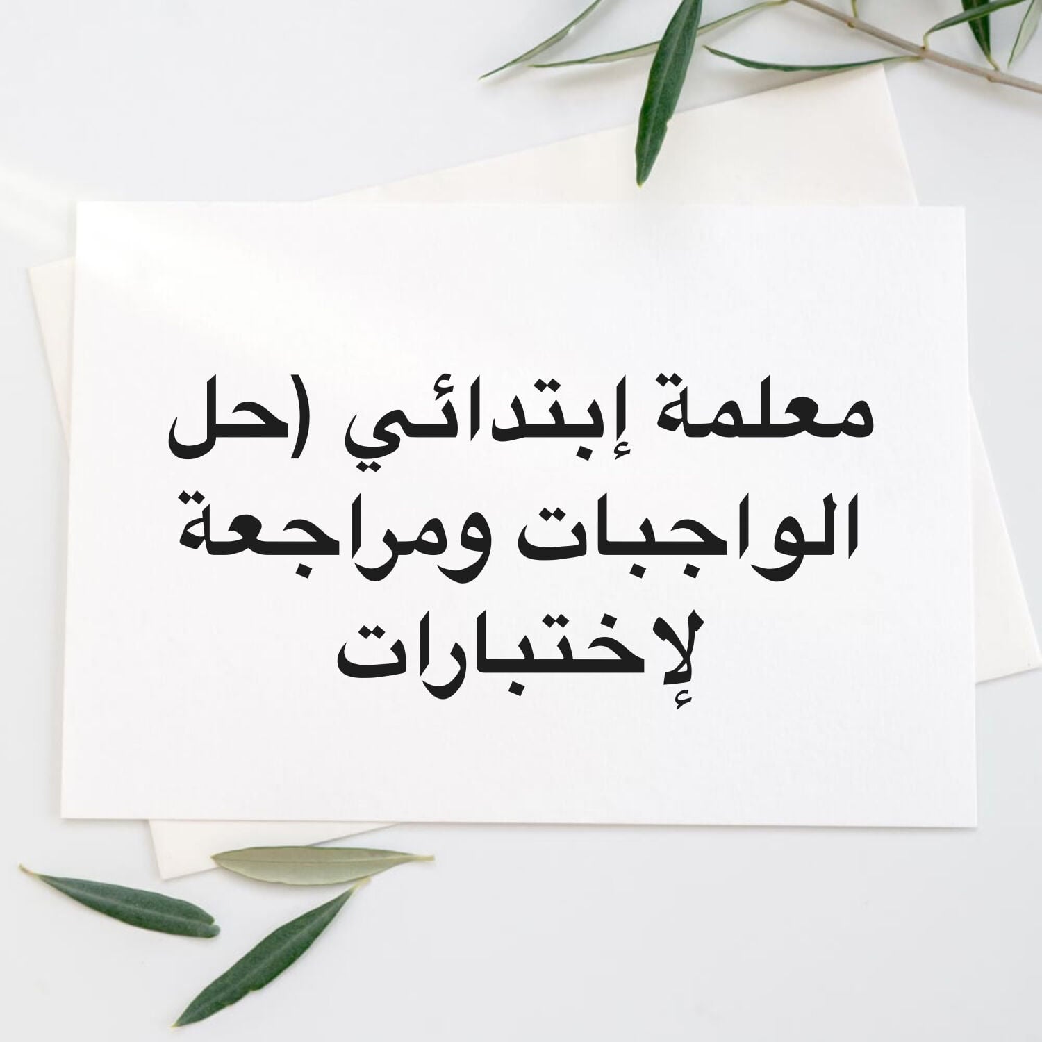 معلمة ابتدائي 