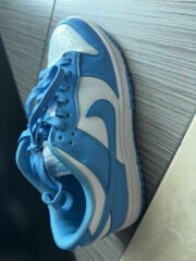 Nike blue and white shoes 