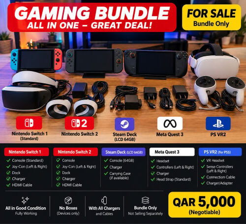 GAMING BUNDLE FOR SALE – BUNDLE ONL