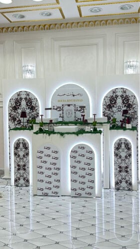 Reception decor for events