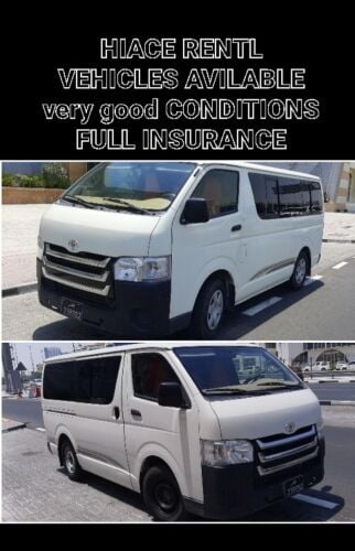 HI ACE URVAN 15SEET & CARGO AVAILAB