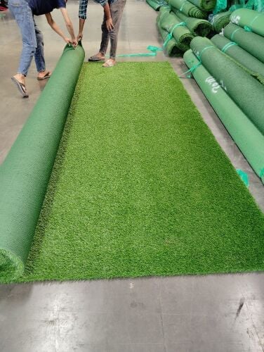 Artificial grass carpet and decor