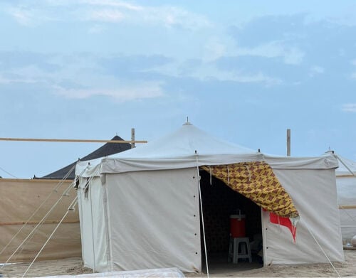 خيم للحارس والمطبخ 4*4 ثلاث طبقات