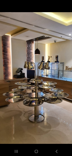 Luxury , stanless sbuffet display
