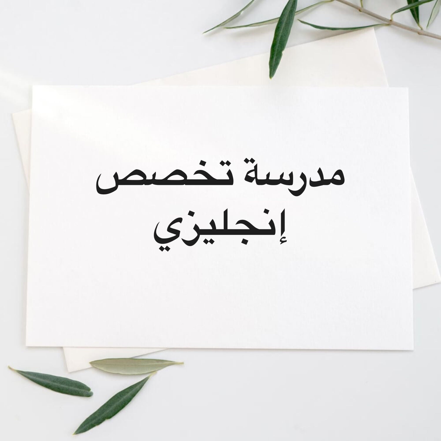 مدرسة تخصص إنجليزي 