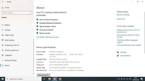 dell inpiron1564 500gb core i5