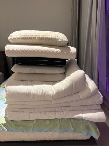 Mattress toppers, pillows and etc. 
