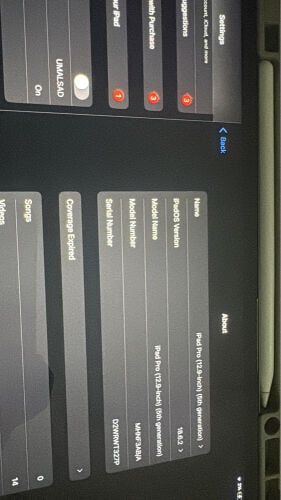 IPad Pro 12.9 inch 5th generation 