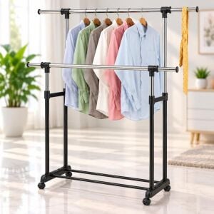 Adjustable Double Garment Rack