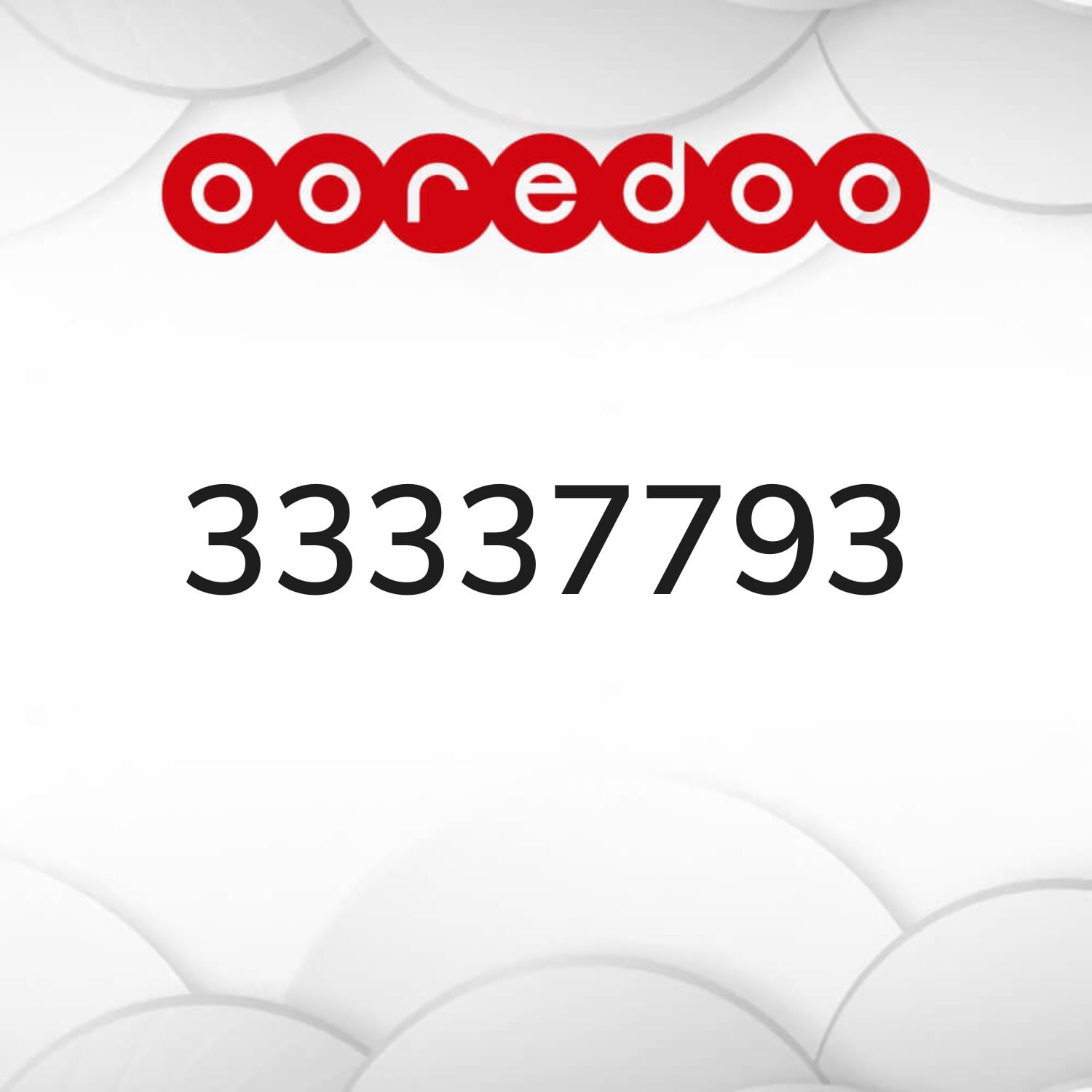Ooredoo vvip number 