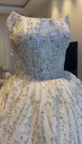 wedding dress from nova bella 