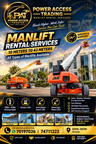 Manlefts for rent