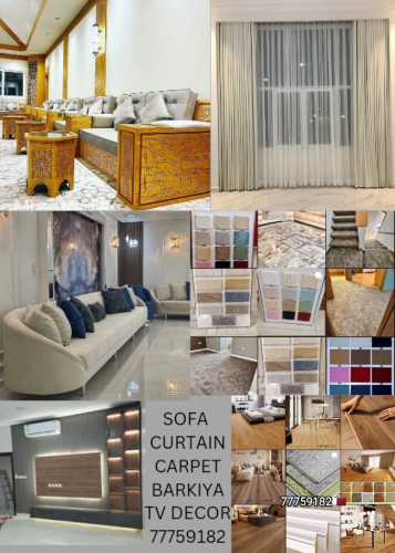 Sofa,curtain,Barkiya&wallpaper