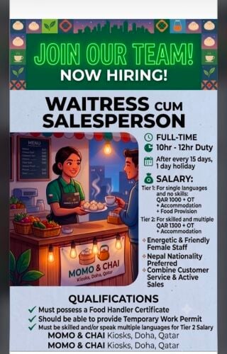 Waitress/Salesperson