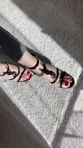 Saint Laurent Cassandra Sandals In
