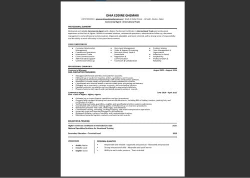 trade international  specialist