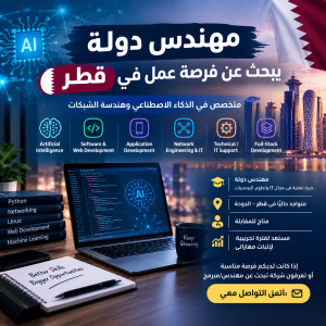 مهندس ذكاء اصطناعي و هندسة شبكات