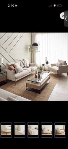 Elegant Modern Sofa Set home ce