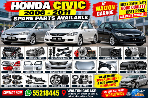 Honda Civic 2006 to 2011 Spare part
