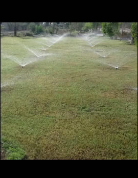 عمل شبكات الري 