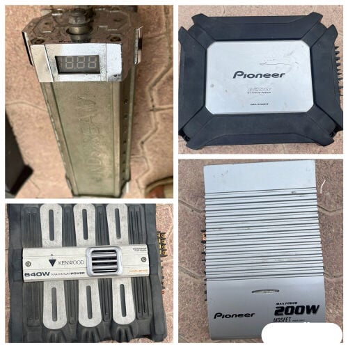Car Amplifier & Capacitor