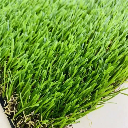 Artificial grass carpet and decor