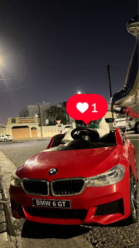 KIDS ELECTRIC CAR RED BMW 6 GT