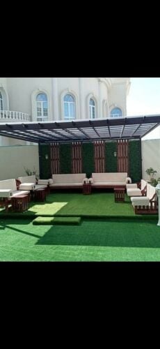 خيم وديكورات جلسات شلالات