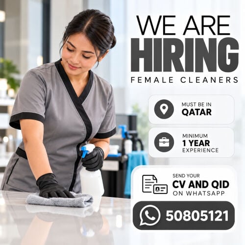 female cleaner