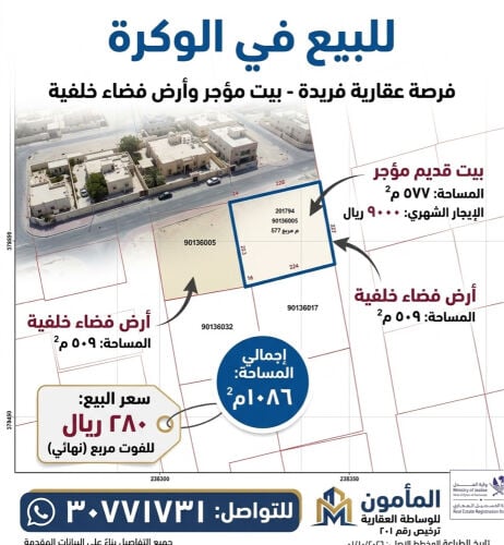 ارض فلتين متلاصقتين 