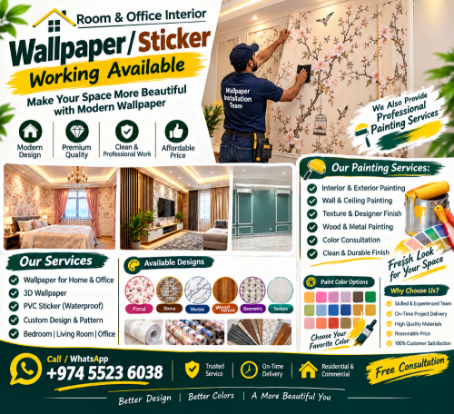 Dressing wallpaper