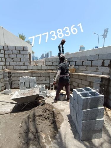 جميع أعمال صيانة المباني، وجميع أ