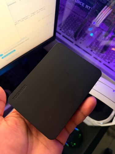 Toshiba 2TB external hdd