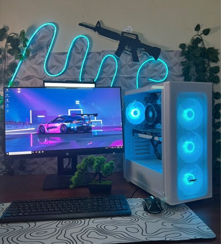 White Gaming Pc 
