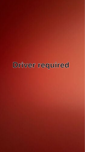 DRIVER REQUIRED 