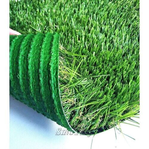 Artificial grass carpet and decor