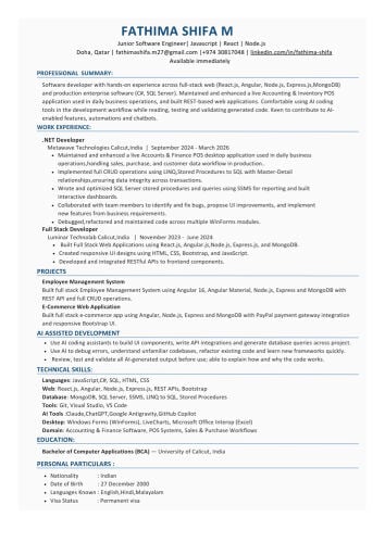 Software Developer 