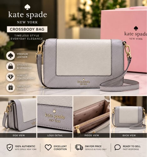 Kate Spade’s current white crossbod