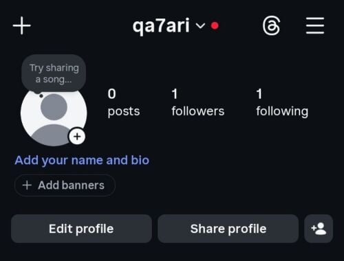 Instagram Username qa7ari