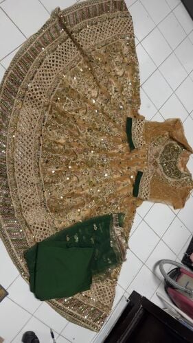Pakistani net maxi gwon