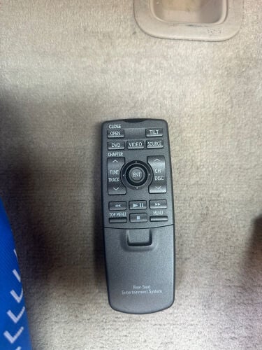 Roof screen remote