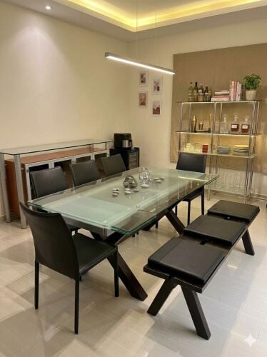 Original wooden dining table