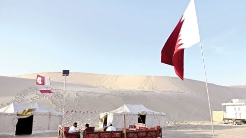 بناء مخيمات شتوية