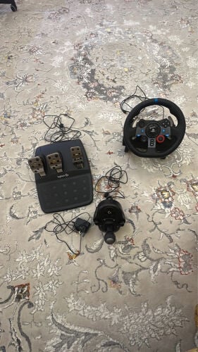 used steering wheel and gear