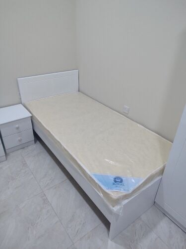 New Single Bed and Cabinet