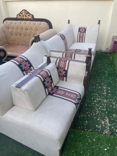 White Divine Sofa Set