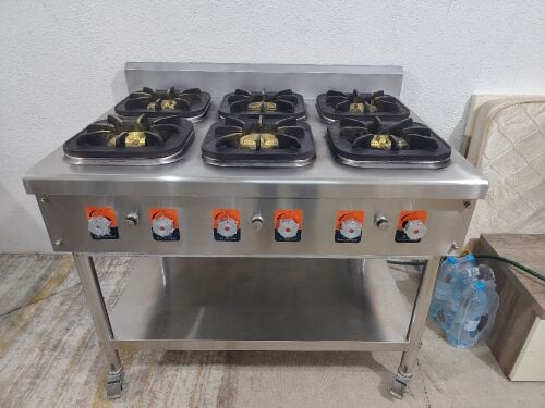 6 burner cooking range sale